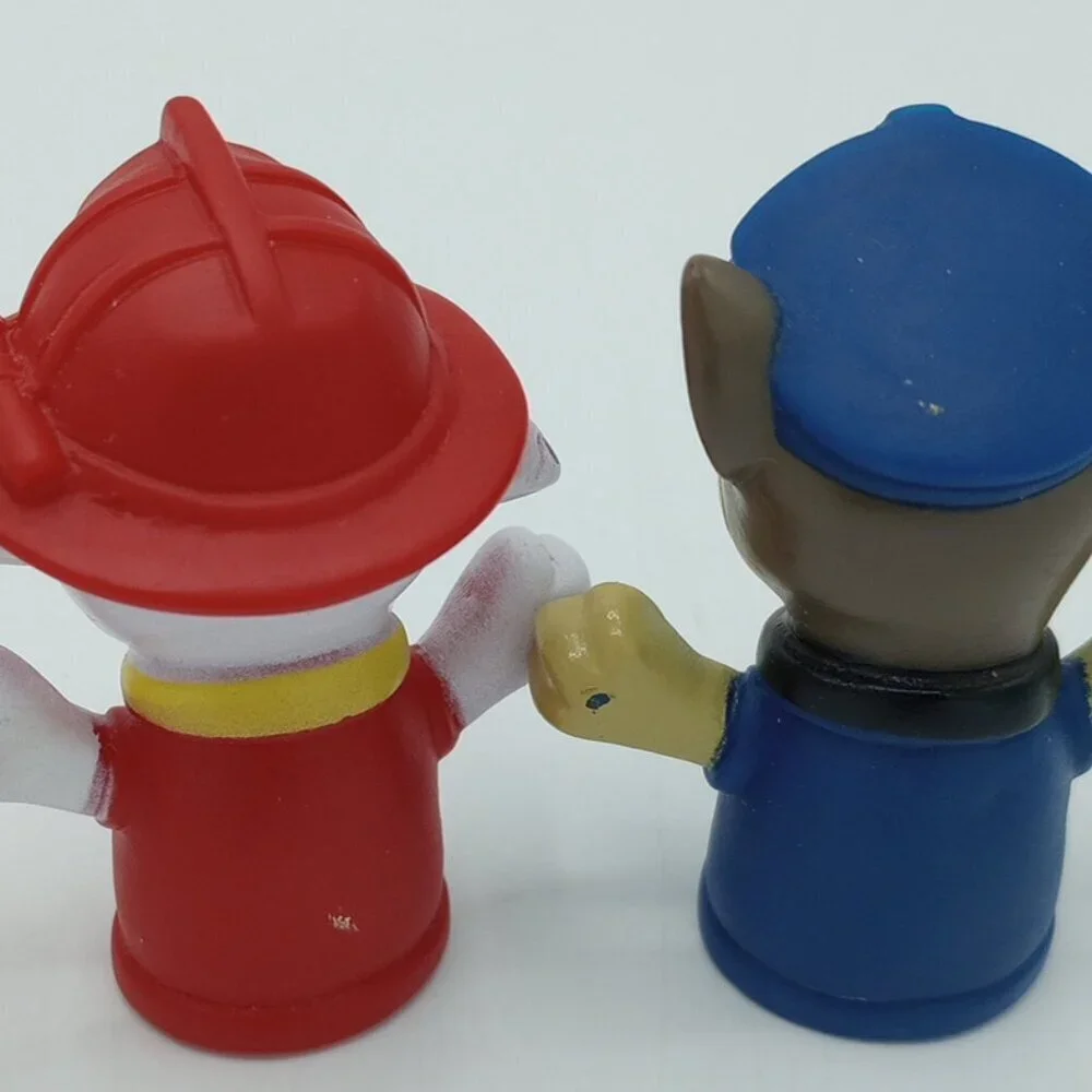 Paw Patrol Bath Finger Puppets Set of 5 Chase Marshall Skye Rubble Zuma Nickelod